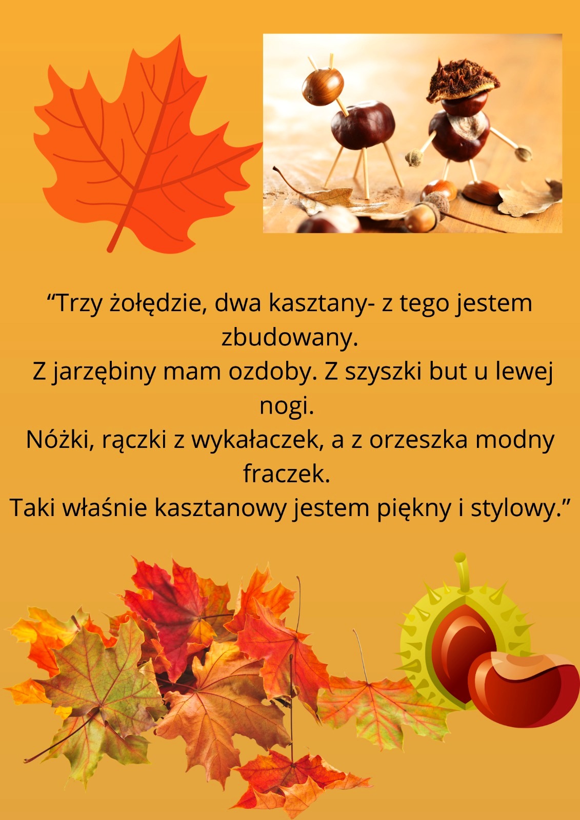 Plakat jesienny
